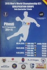 Turneu internaţional de calificare la Campionatul Mondial de Handbal masculin de tineret, la Piteşti - Sala Sporturilor