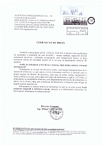 Comunicat de presa S.C. EDILUL CGA S.A. din data de 06.08.2024