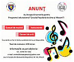 ANUNȚ Centrul “Doina Argeșului”: Au început înscrierile pentru Programul educațional 