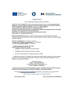 COMUNA LUNCA CORBULUI, județul Argeș, informează publicul cu privire la stadiul implementării proiectului: „CONSTRUIRE CENTRU DE COLECTARE PRIN APORT VOLUNTAR ÎN COMUNA LUNCA CORBULUI, JUDEȚUL ARGEȘ”, Cod proiect: C3I1A0122000378