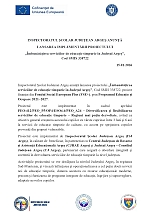 „Îmbunătățirea serviciilor de educație timpurie în Județul Argeș”