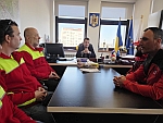 Vicepreședintele CJ Argeș, Adrian Dumitru Bughiu, s-a întâlnit cu noii membri Salvamont. Florin Ciobanu și Ionuț Cîrstea, atestați salvatori montani în Argeș