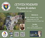ANUNȚ - PROGRAM DE VIZITARE CETATEA POIENARI