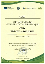 Ministerul Economiei, Digitalizării, Antreprenoriatului și Turismului (MEDAT) a acordat avizul de specialitate pentru înființarea Organizației de Management al Destinației „Regatul Argeșului”